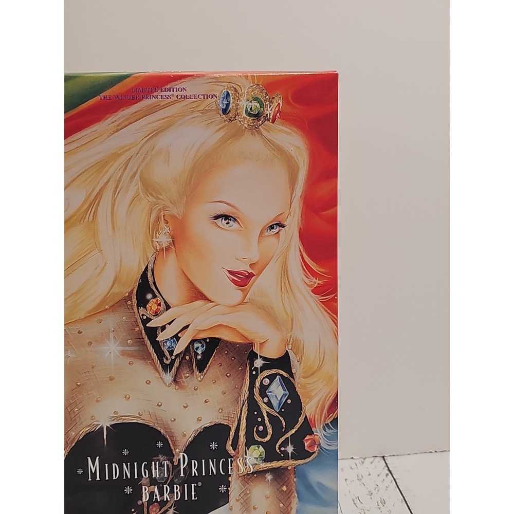 New 1997 Mattel Midnight Princess Barbie Fashion Doll Winter Collection 17780 - Picture 7 of 16